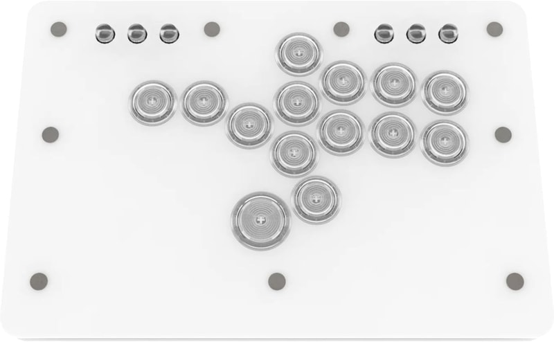 PUNKWORKSHOP パンクワークショップ アケコン レバーレス 日本語説明書付 モードB 白