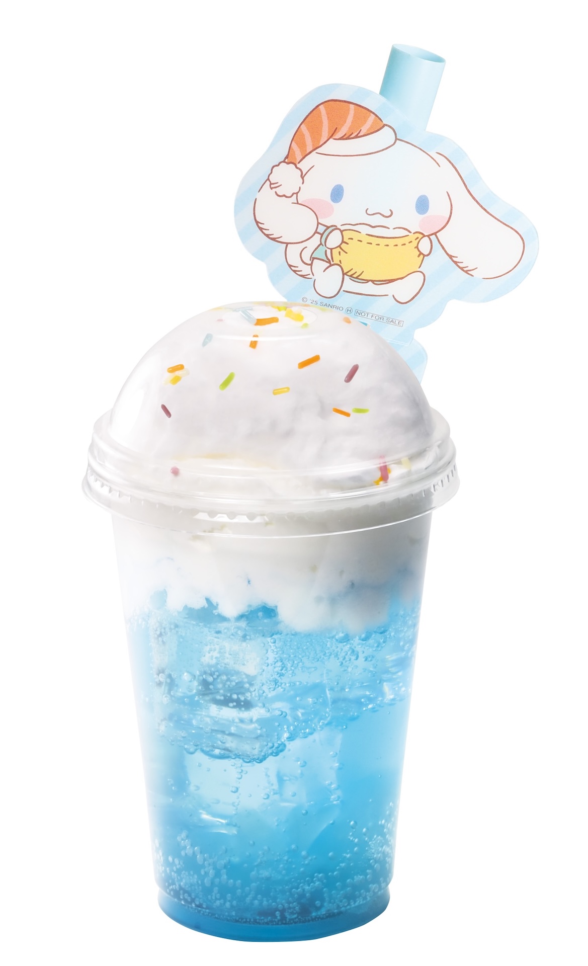 シナモロールの空飛ぶりんごソーダ 490円