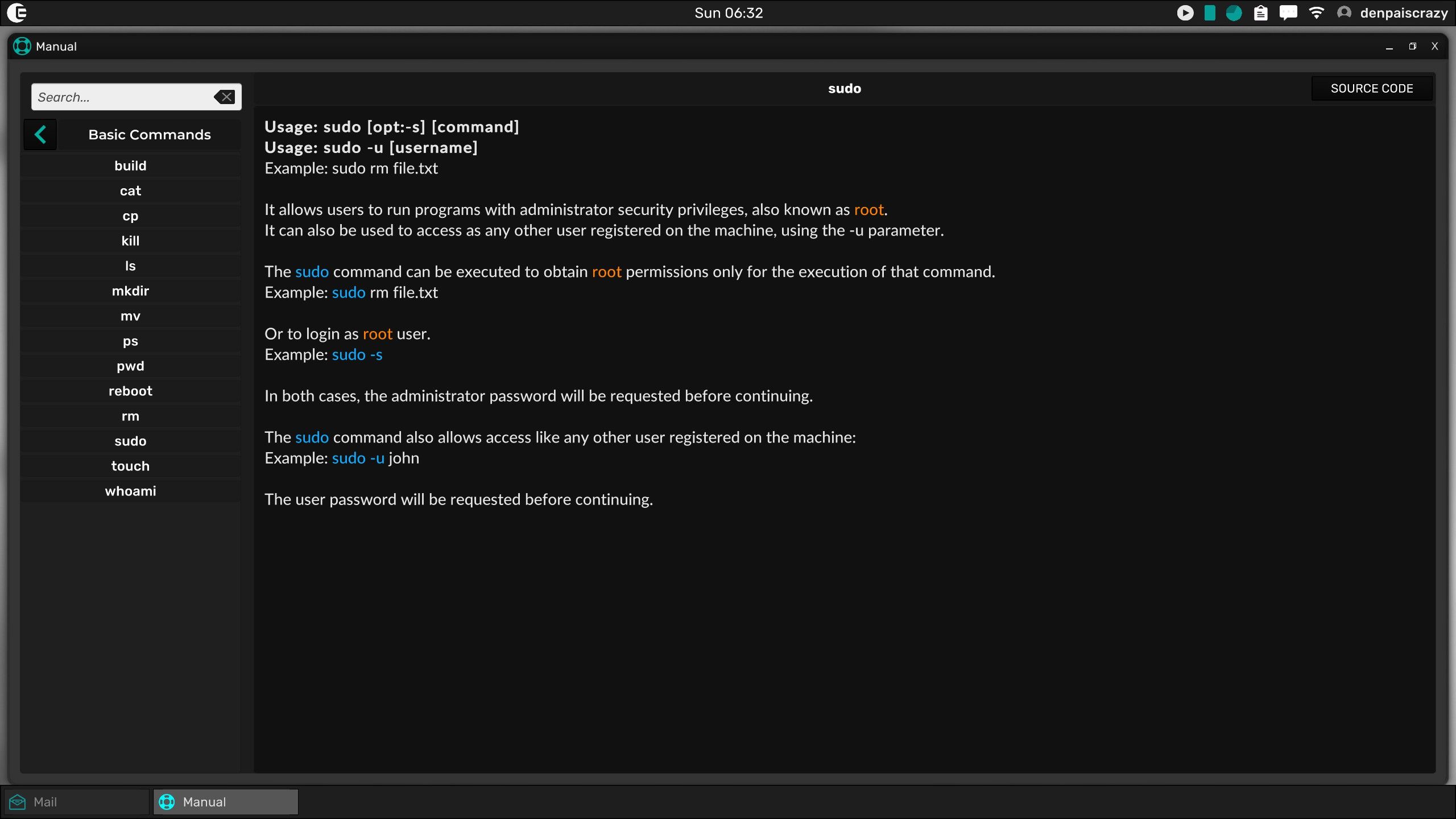 かなり多くのコマンドが用意されている。使い慣れているコマンドもあるはずだ