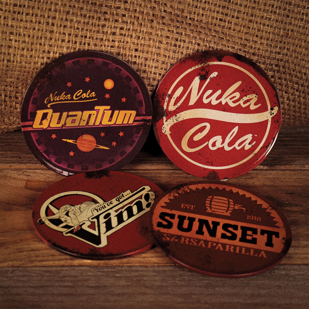 「Fallout メタルコースター4枚セット」3,300円