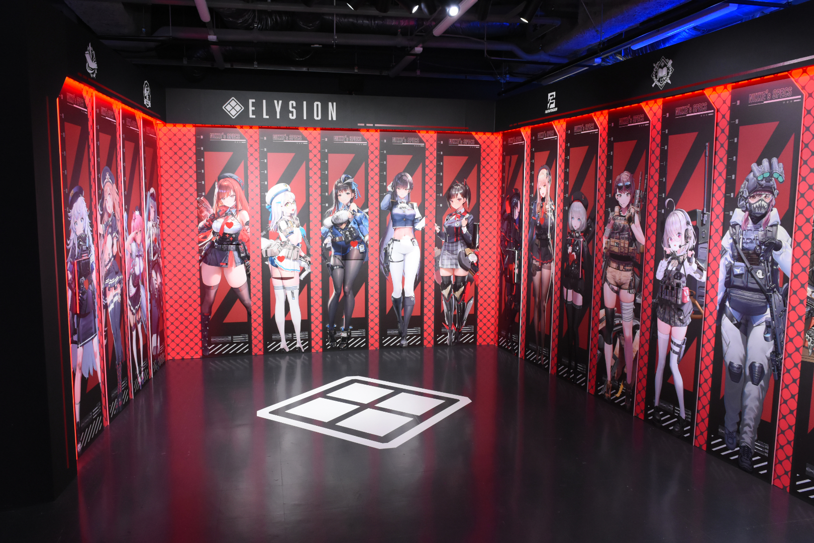 たくさんのニケたちに囲まれた夢のような空間