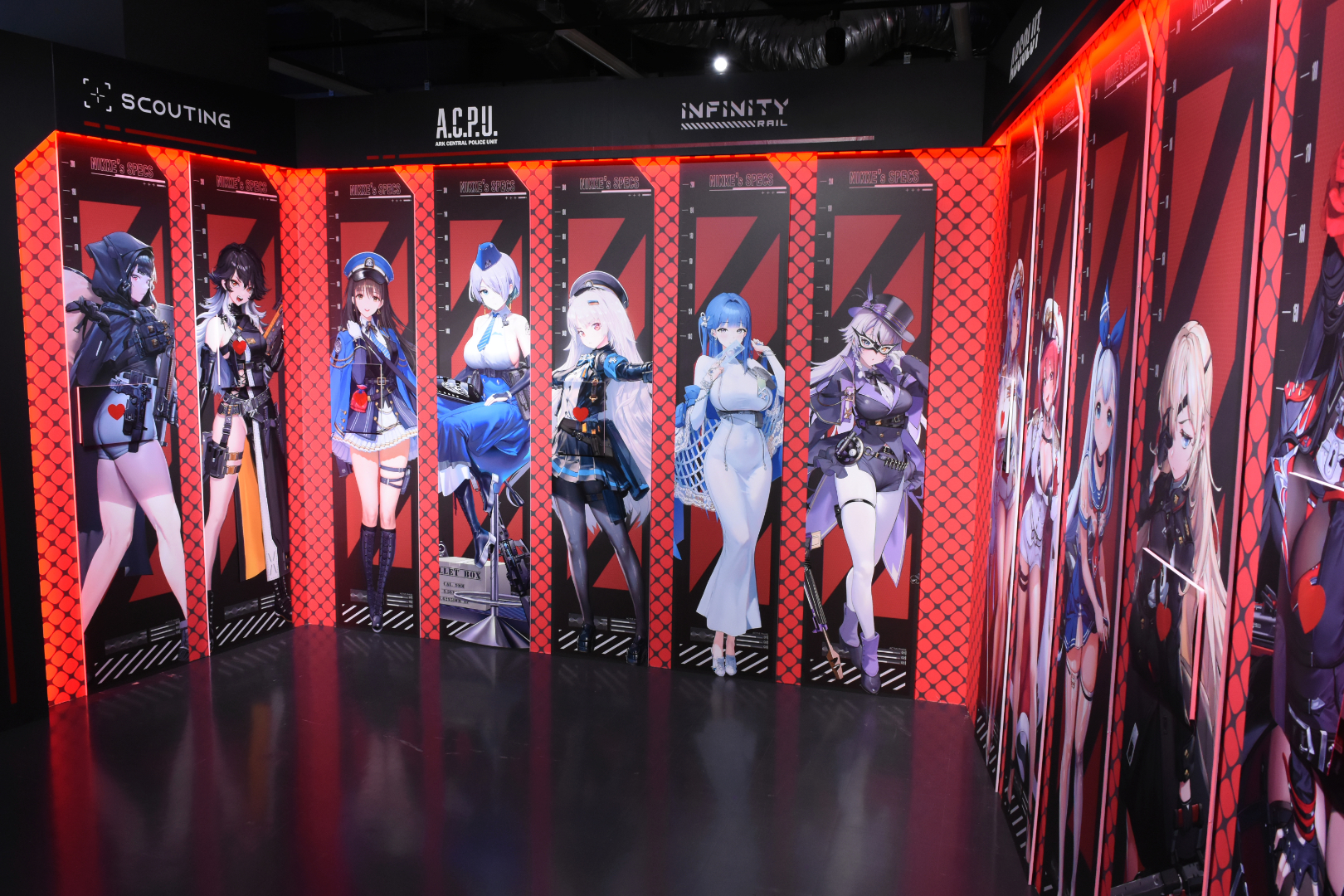 たくさんのニケたちに囲まれた夢のような空間