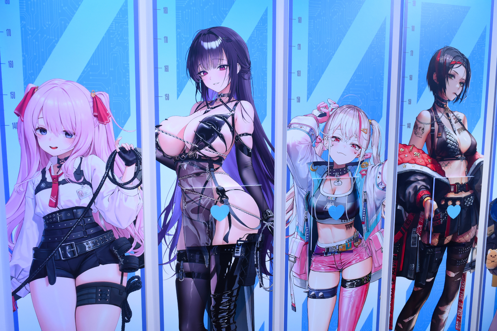 自分との身長差を比べるのも一興