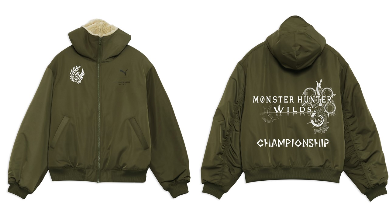 【入賞賞品】PUMAコラボ MONSTER HUNTER WILDS 特製 CHAMPIONSHIP ボアジャケット