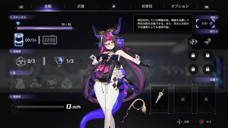 少しフワフワした所もあるが、癖のないタイプのキャラクターとなっている