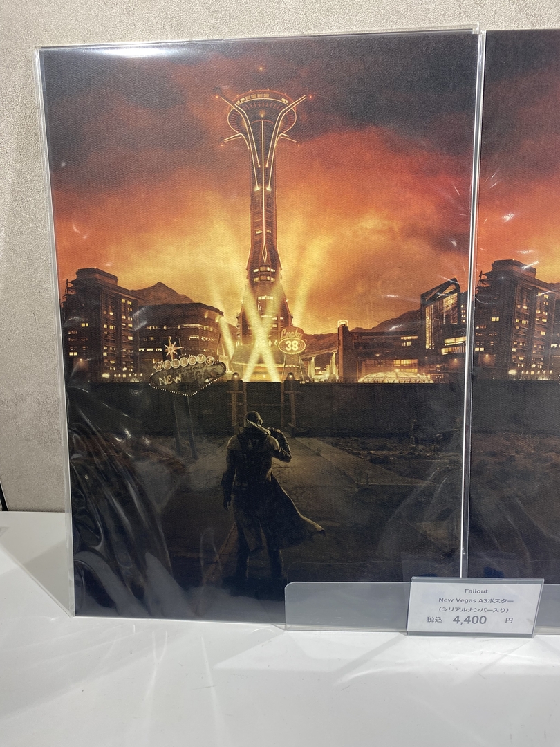 「Fallout New Vegas A3ポスター（シリアルナンバー入り）」（4,400円）