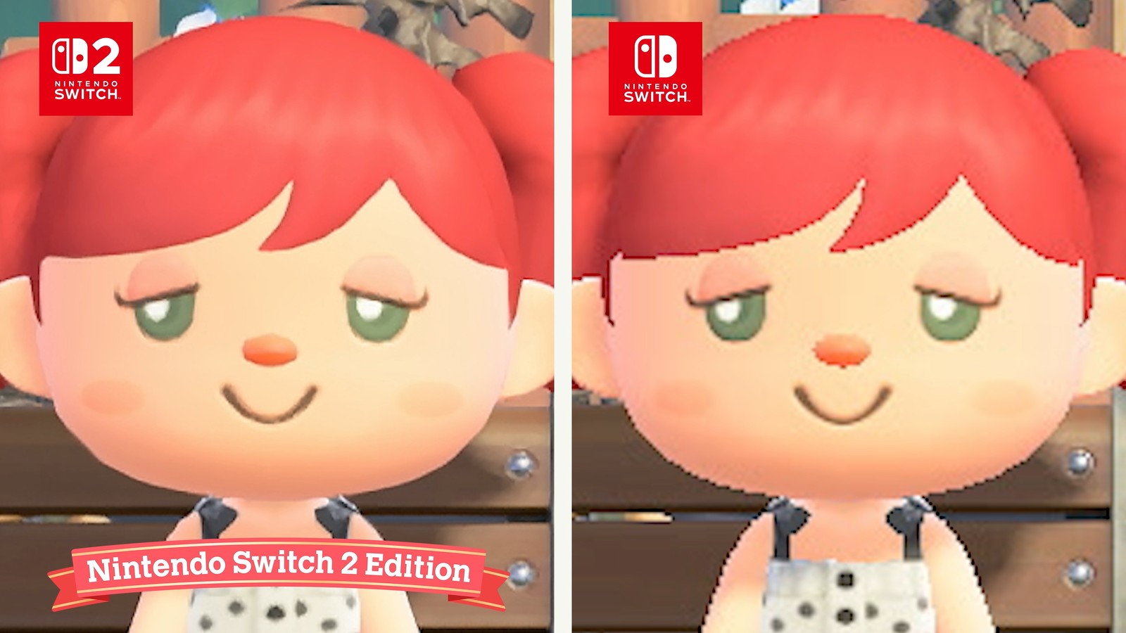 （左）「あつまれ どうぶつの森 Nintendo Switch 2 Edition」/（右）「あつまれ どうぶつの森」