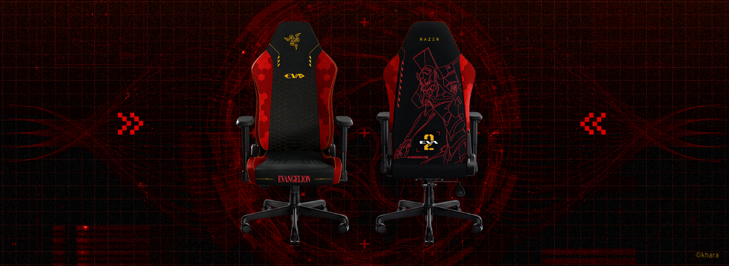 Razer Iskur V2 X – EVANGELION（EVA-02）Edition
