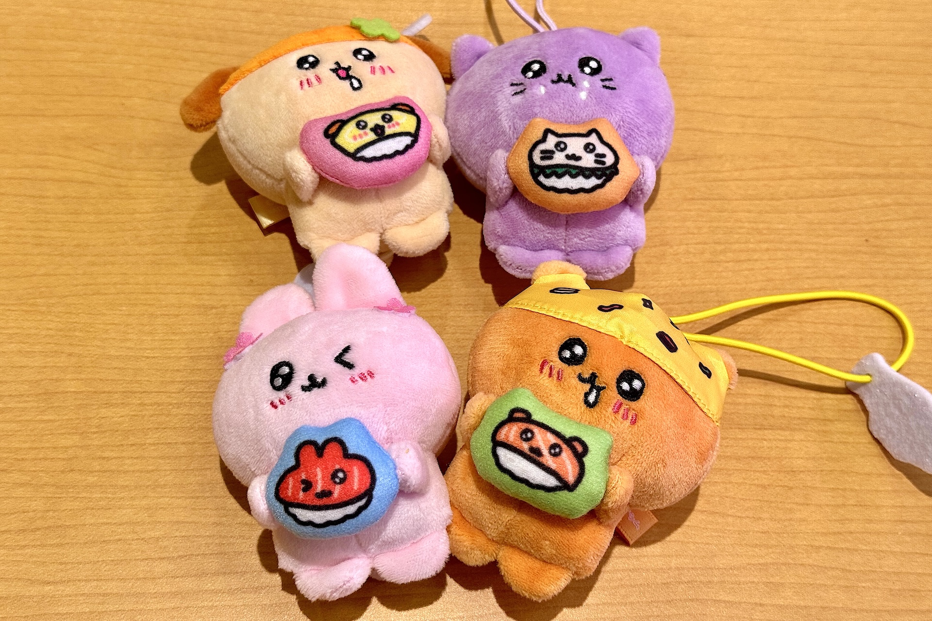 コラボ限定マスコットは全4種