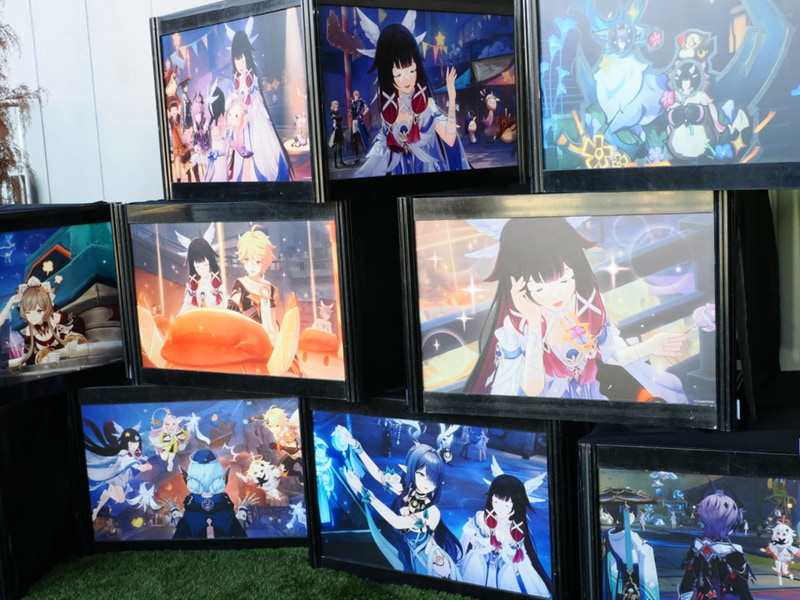 こちらでも印象的なシーンが展示されている