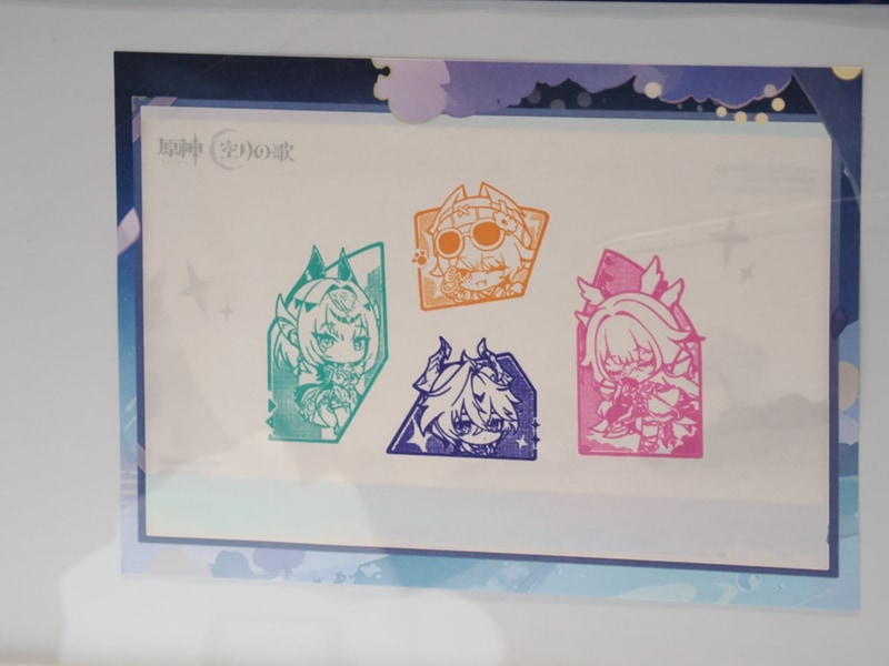 スタンプは全部で4つ。各フロアでスタンプを集めると景品がもらえるようだ