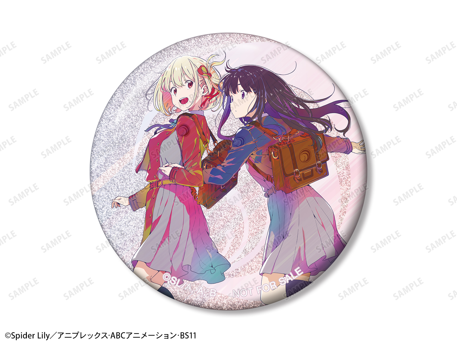 トレーディング Ani-Art clear label グリッター缶バッジ 購入特典