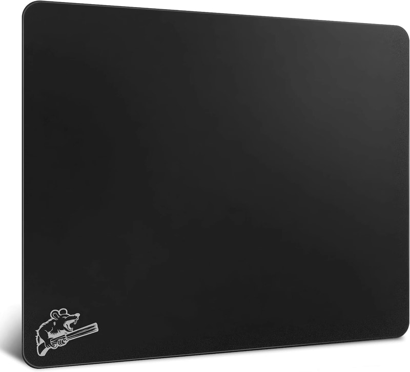 SIROOLAC 2.0 ガラス製ゲーミングマウスパッド ブラック400×480mm