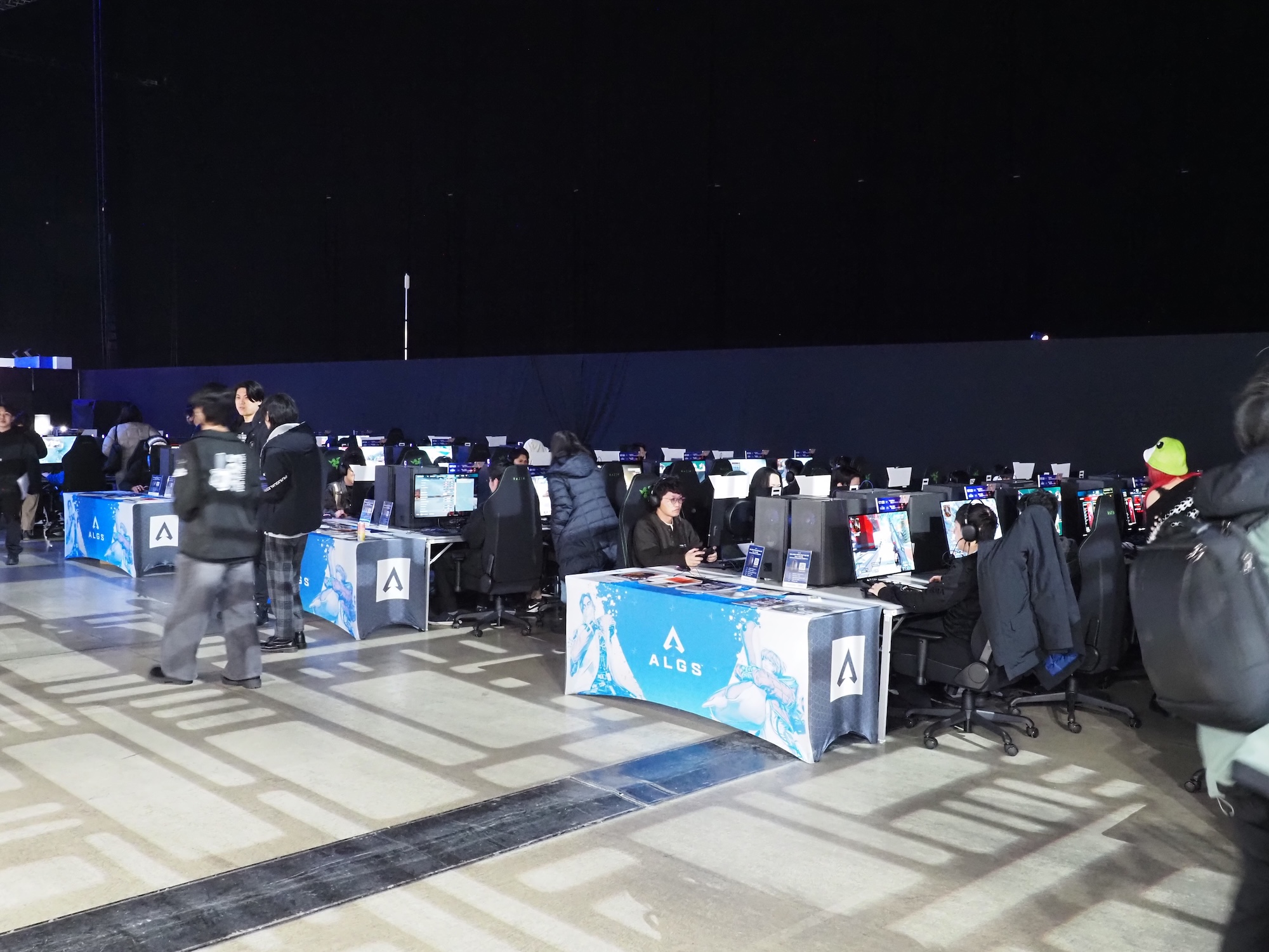 「Apex Legends」の試遊コーナー