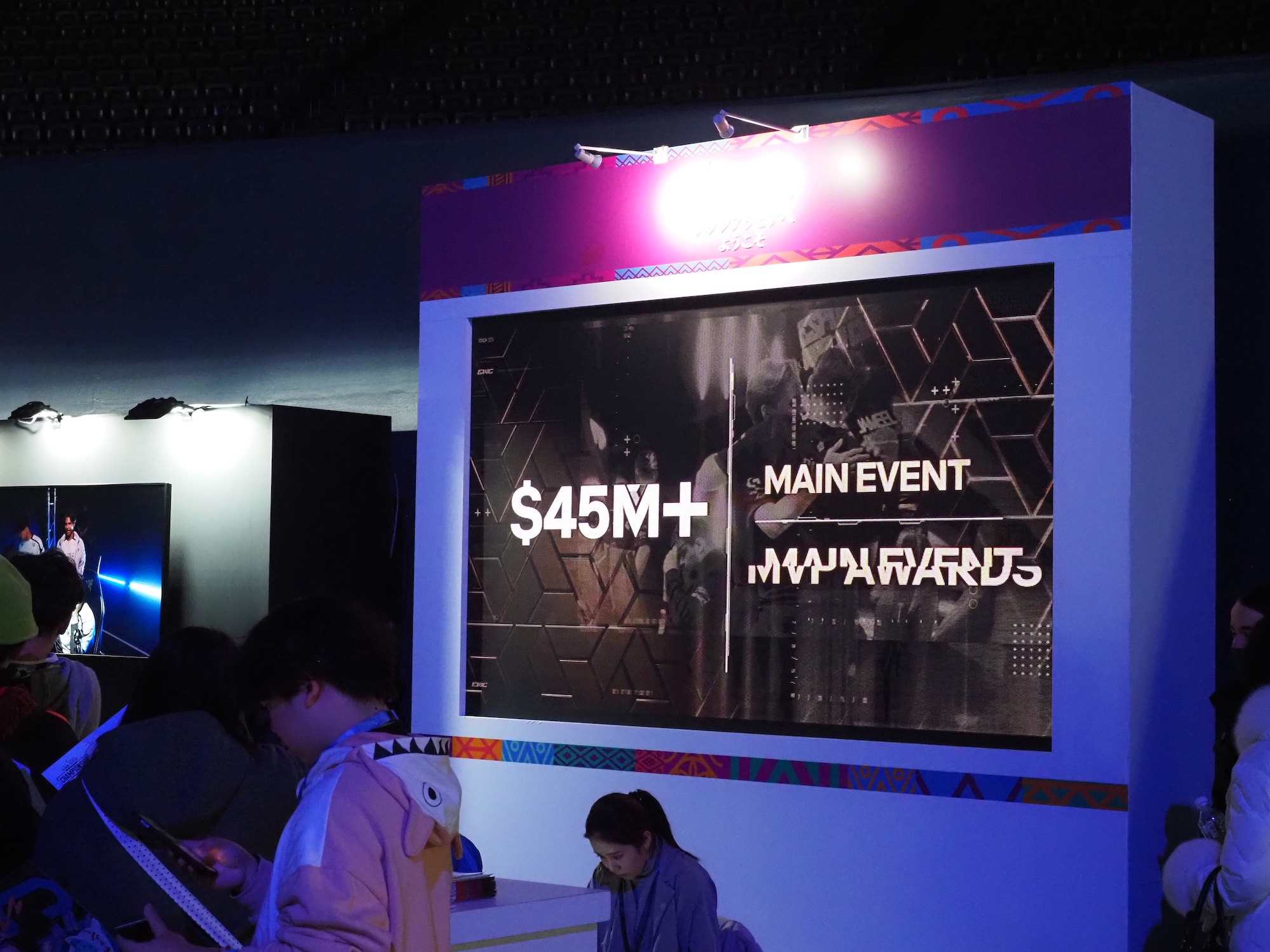 eスポーツに力を入れているサウジアラビアのブース