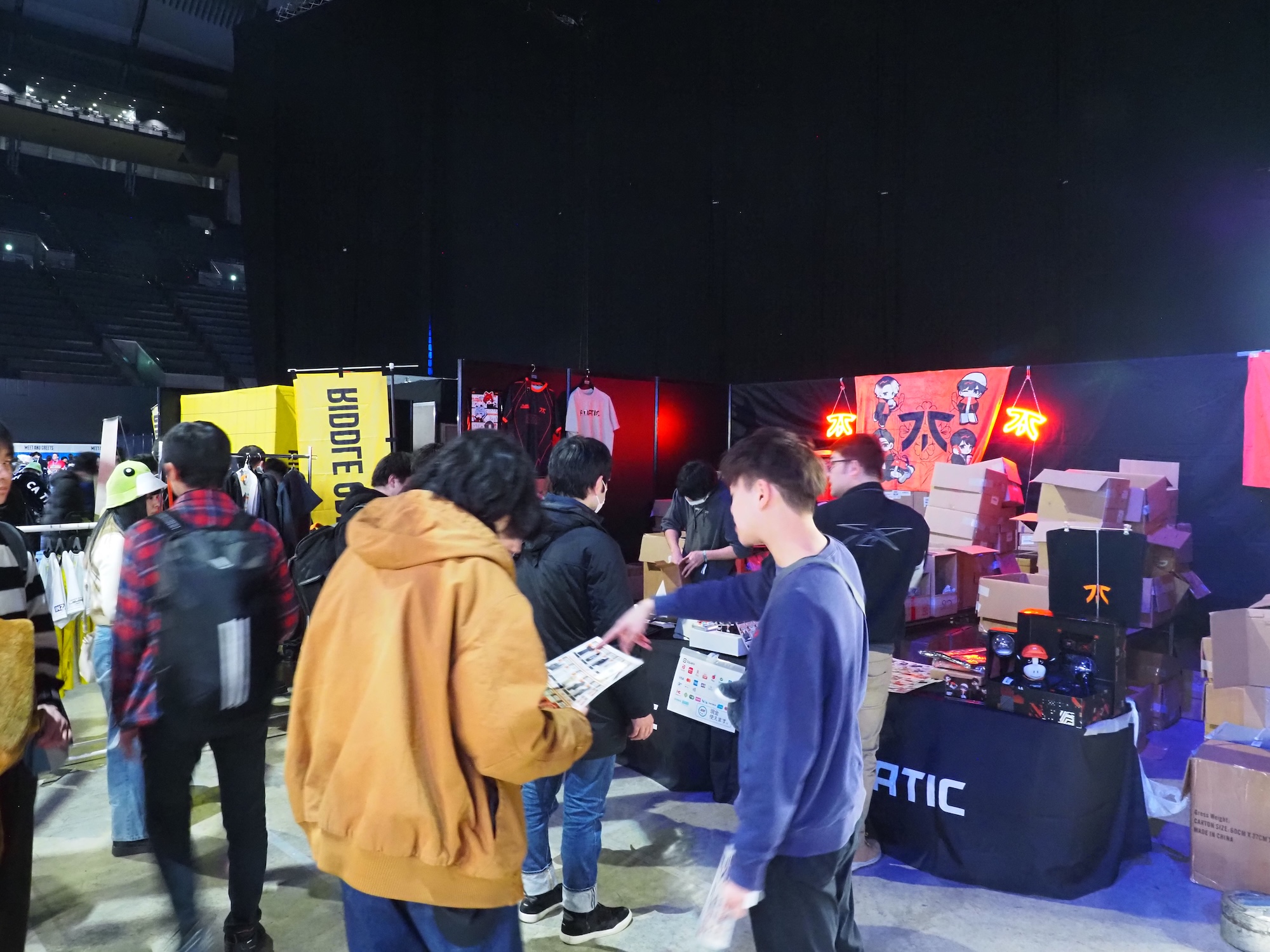 ALGS出場チームのブース