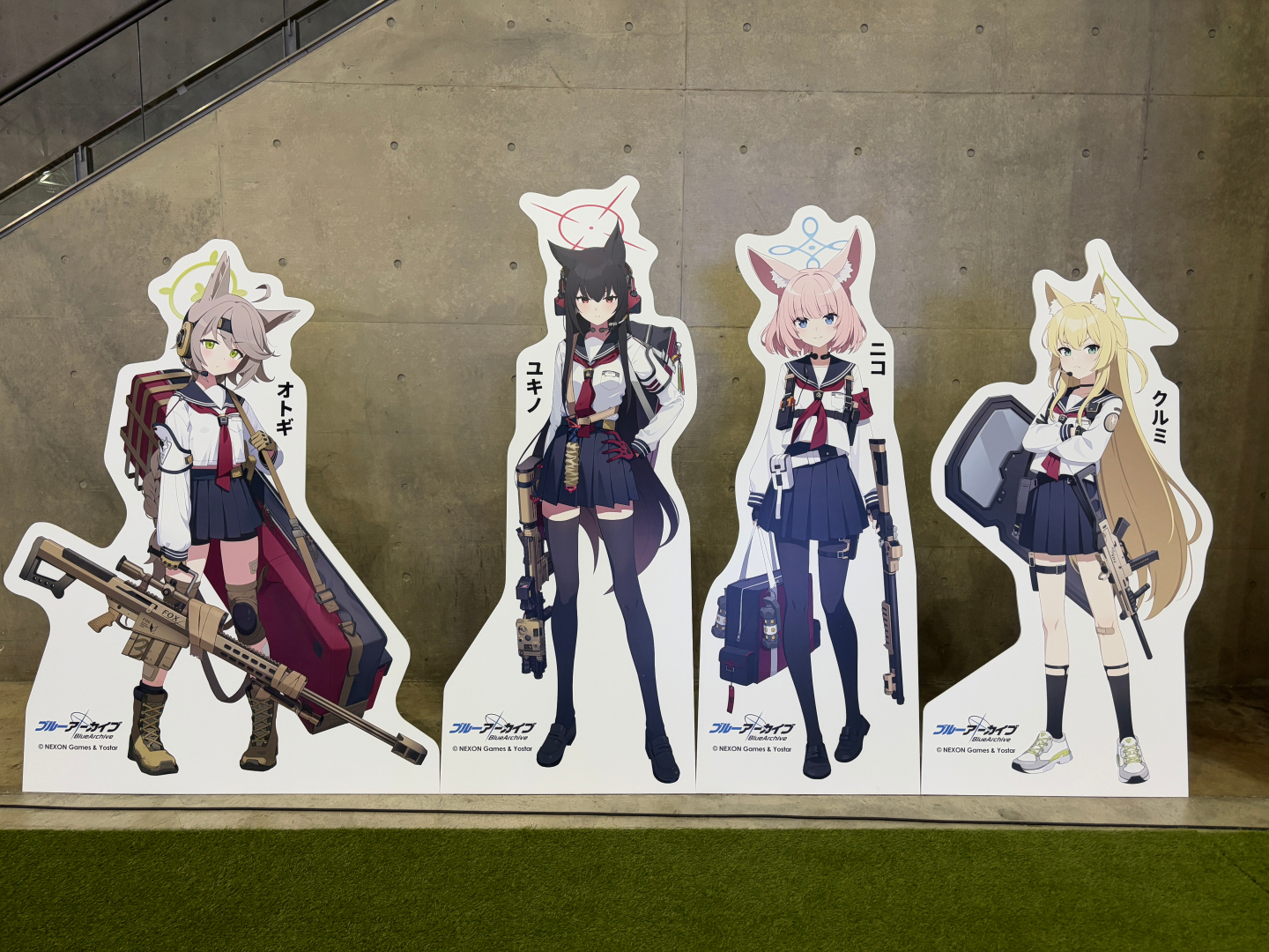 まだプレイアブルとして実装されていないキャラクターのパネルも。実装が待ち遠しい！