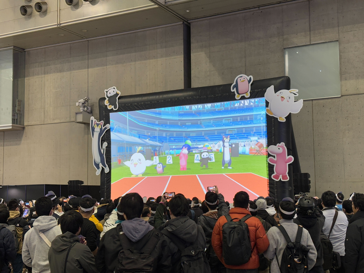 こちらがモモフレンズレース。ハプニング満載のレースで大盛りあがり！