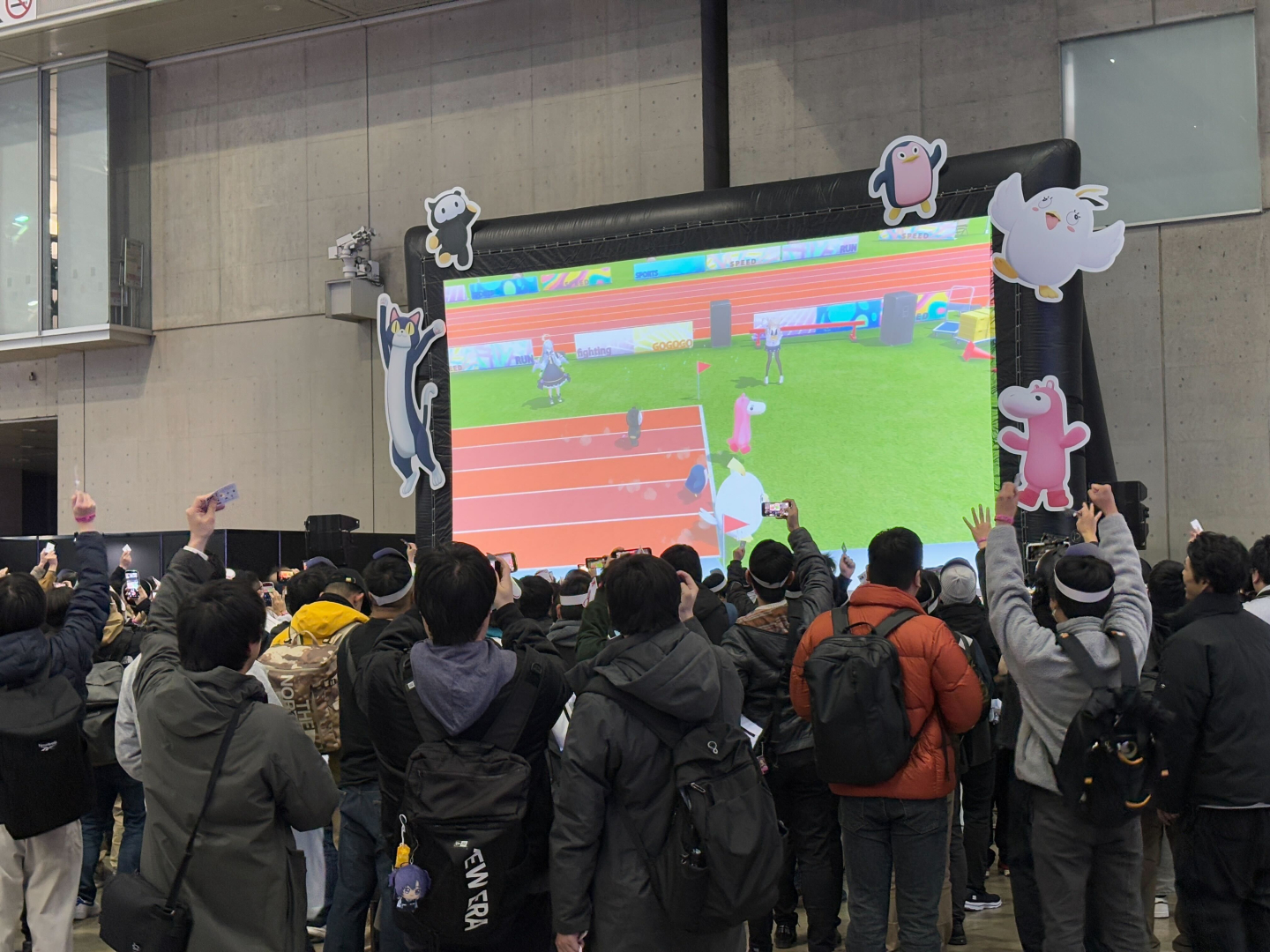 こちらがモモフレンズレース。ハプニング満載のレースで大盛りあがり！