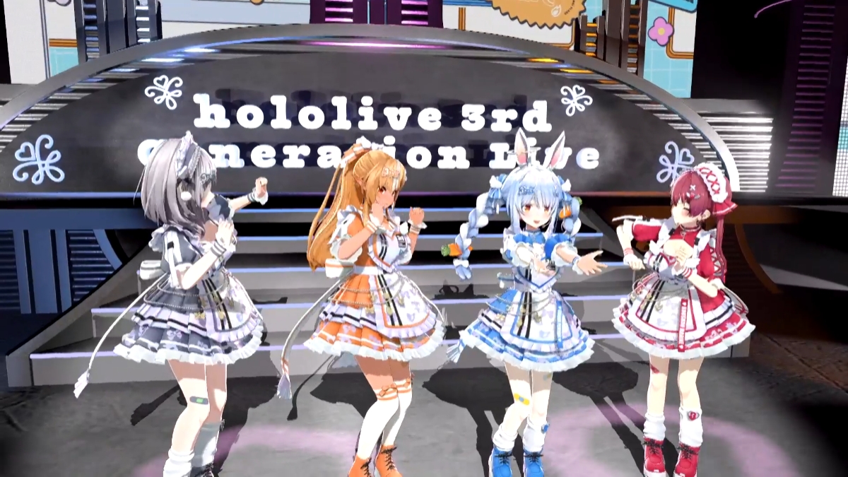 「よくばり電脳ガール（兎田ぺこら、不知火フレア、白銀ノエル、宝鐘マリン）」