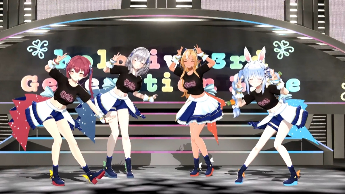 「Daydream café（兎田ぺこら、不知火フレア、白銀ノエル、宝鐘マリン）」