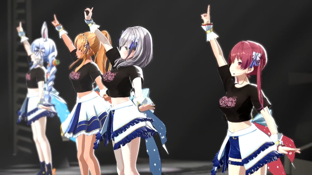 「3tay on, 3tay together（兎田ぺこら、不知火フレア、白銀ノエル、宝鐘マリン）」