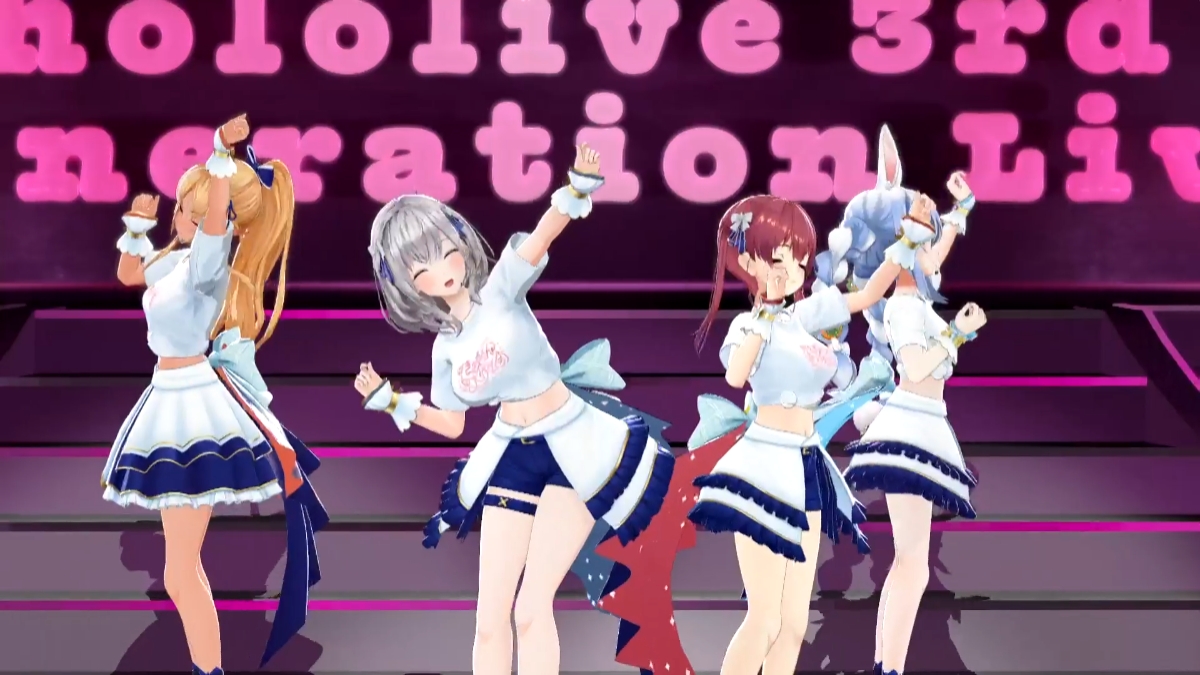 「あいあいあいあい♡あいらぶゆー（兎田ぺこら、不知火フレア、白銀ノエル、宝鐘マリン）」