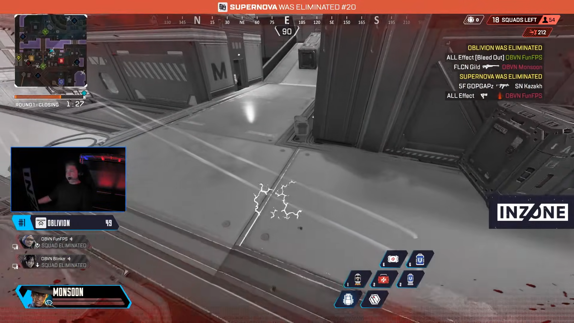 5試合目では試合序盤にチームが全滅。だが、6試合目以降から立て直した