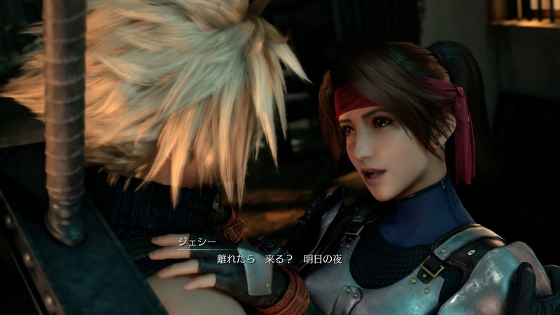 アバランチのメンバーのひとり、ジェシー。彼女は本作でティファ、エアリスに続く「第三のヒロイン」とすら呼べる地位を確立する
