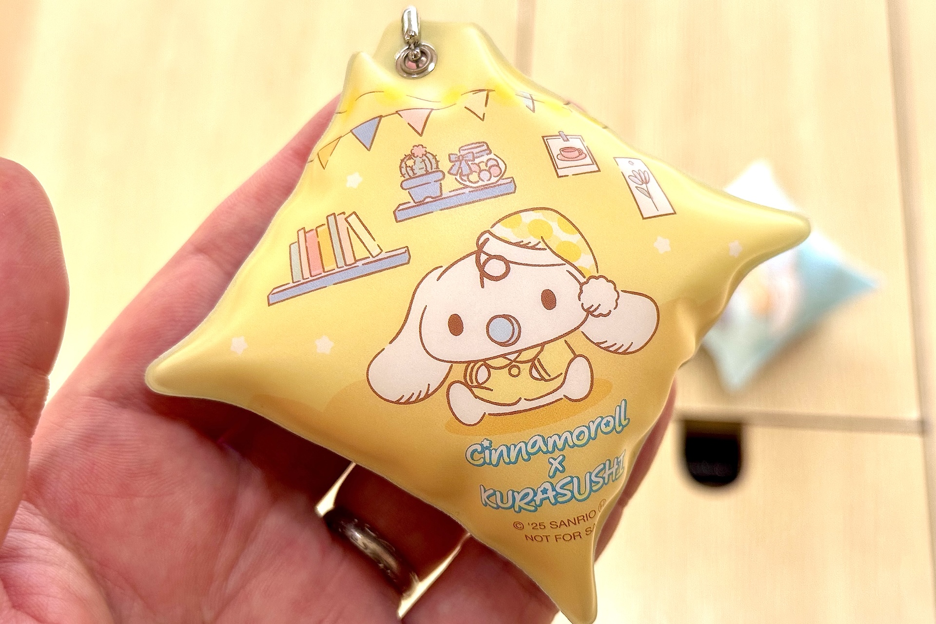 クッションチャームは全部で4種がラインナップ