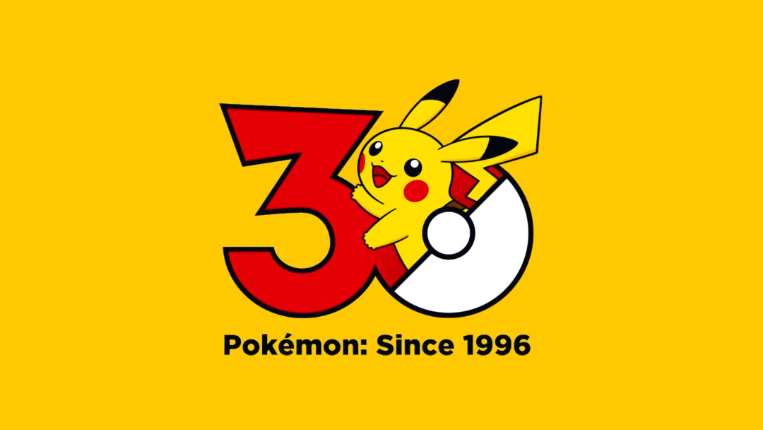 画像は「ポケットモンスター」の30周年記念ロゴ