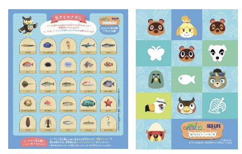 生きものさがしカード／記念ステッカー　イメージ