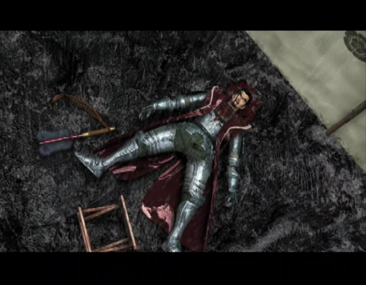 オープニングの合戦で命を落とす織田信長。その後、幻魔と契約して復活を果たす