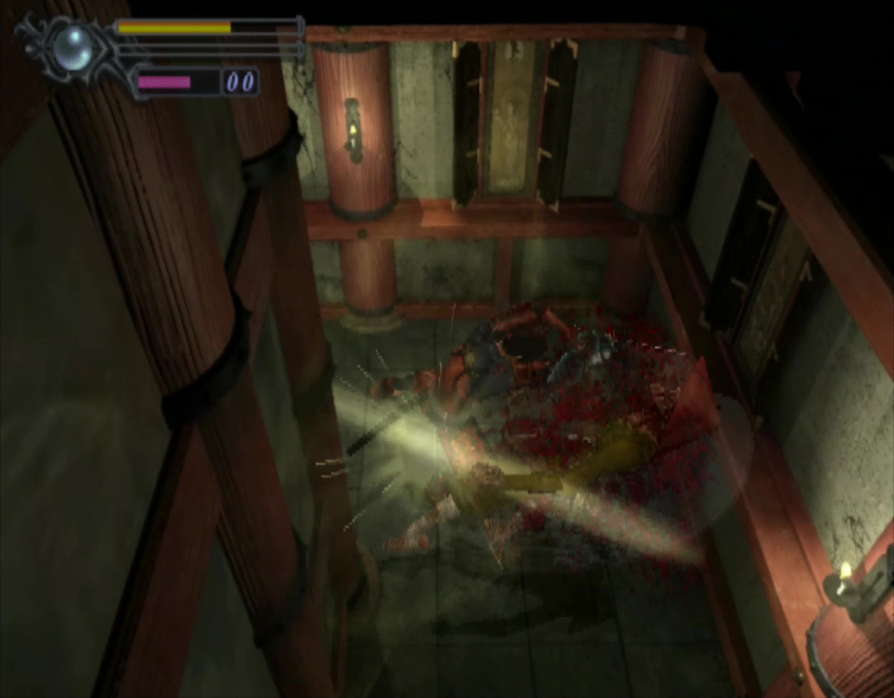 一閃が成功すると、敵に瞬時に近づき一撃で斬り捨てる