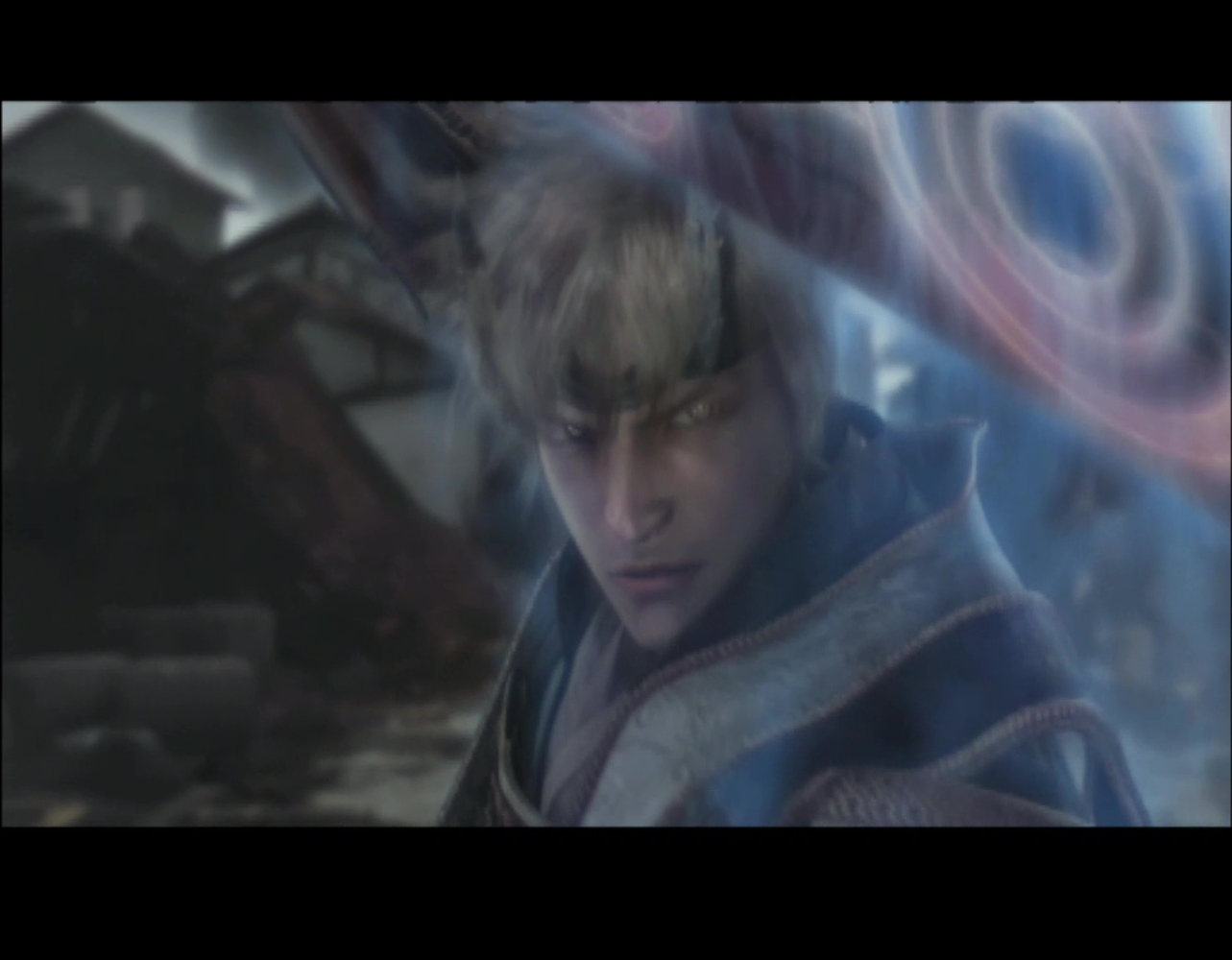 二本の太刀を豪快に振るうその姿はまさにアオオニ