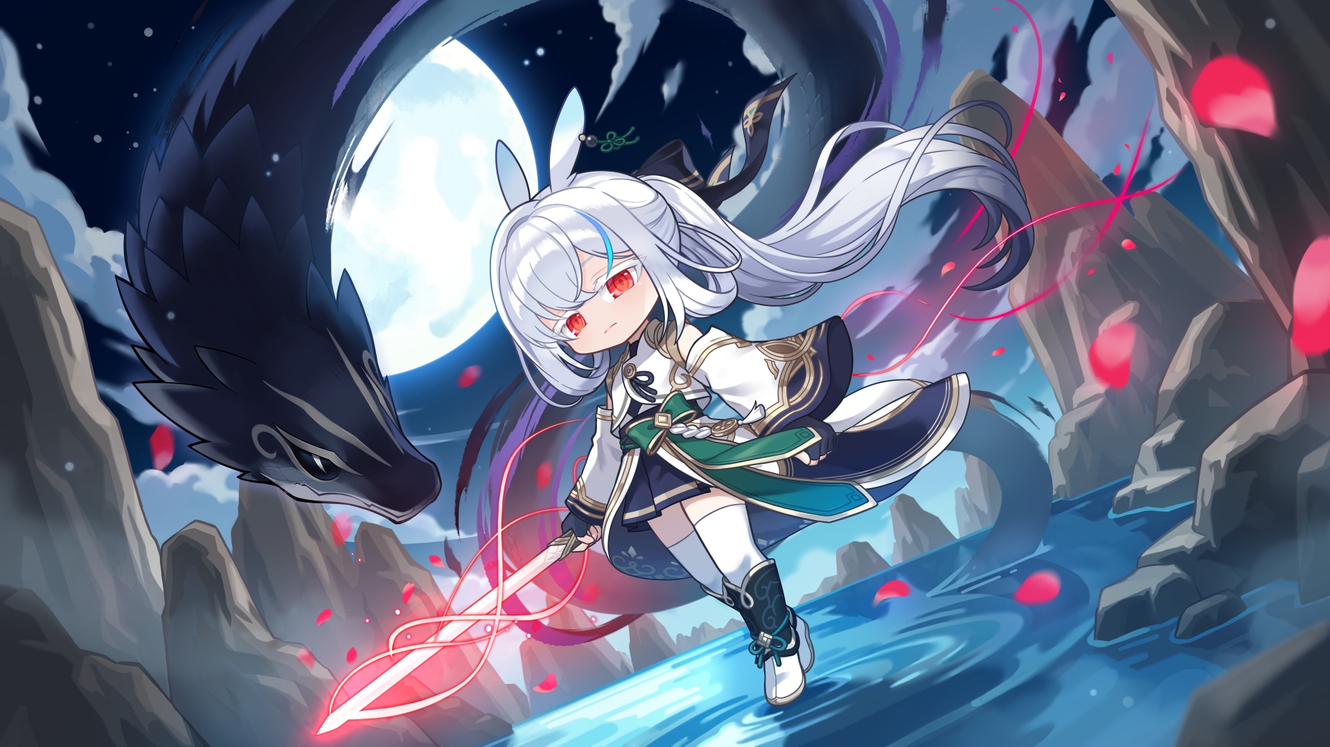 日本オリジナルキーアート　レン全身図