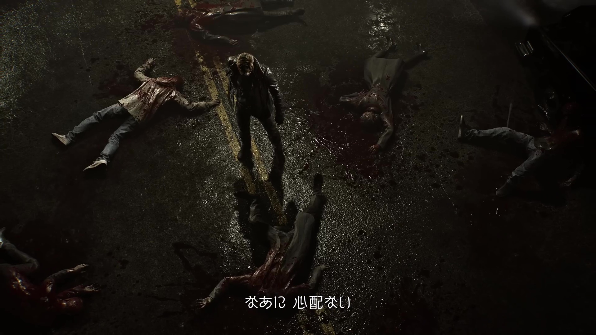 因縁深いラクーンシティに戻ってきたレオン。一体どのような心境なのか気になるところである。画面はトレーラー映像より抜粋