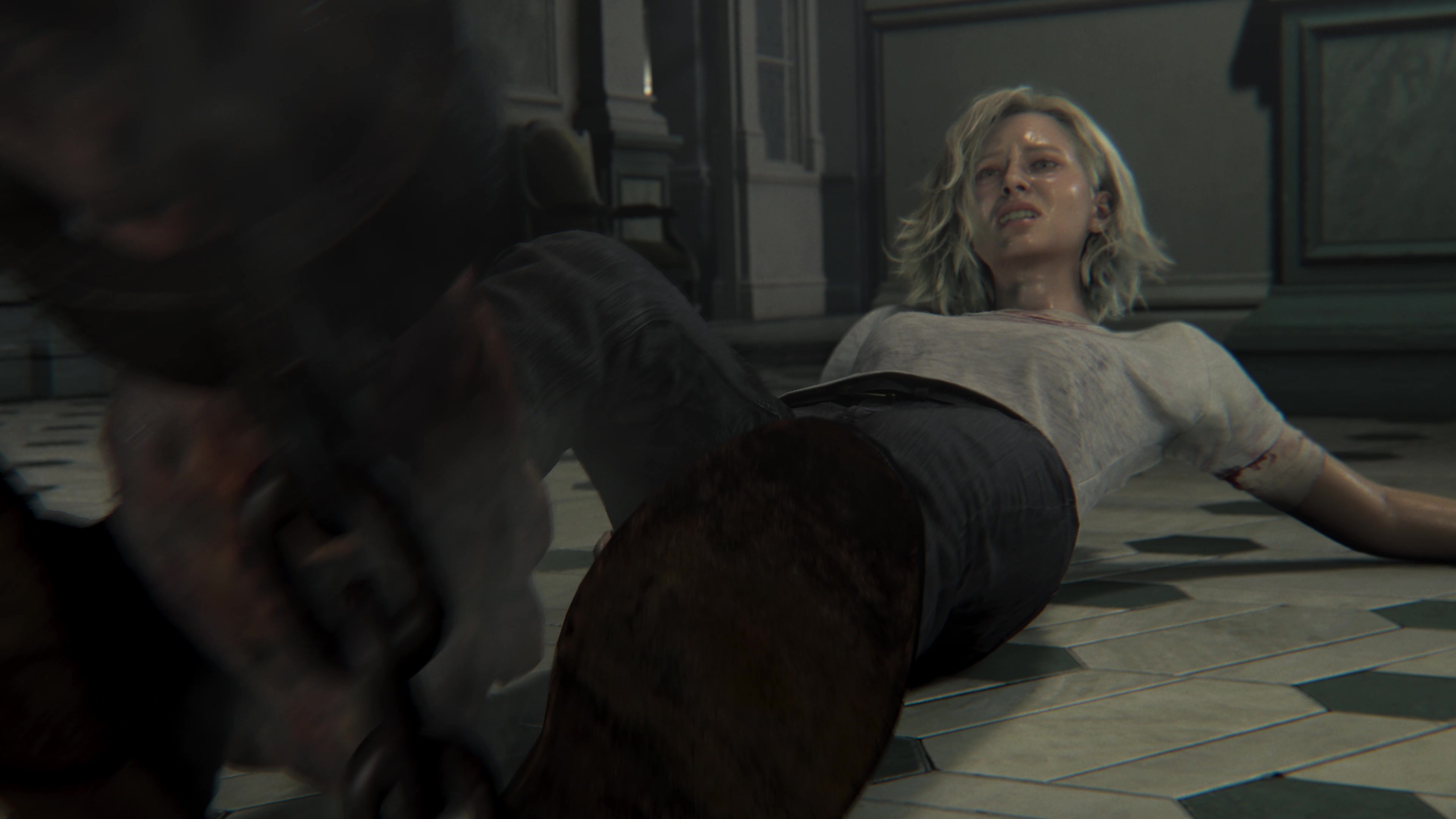 怖がりであるグレースのビビり方がプレーヤーにも伝播していく