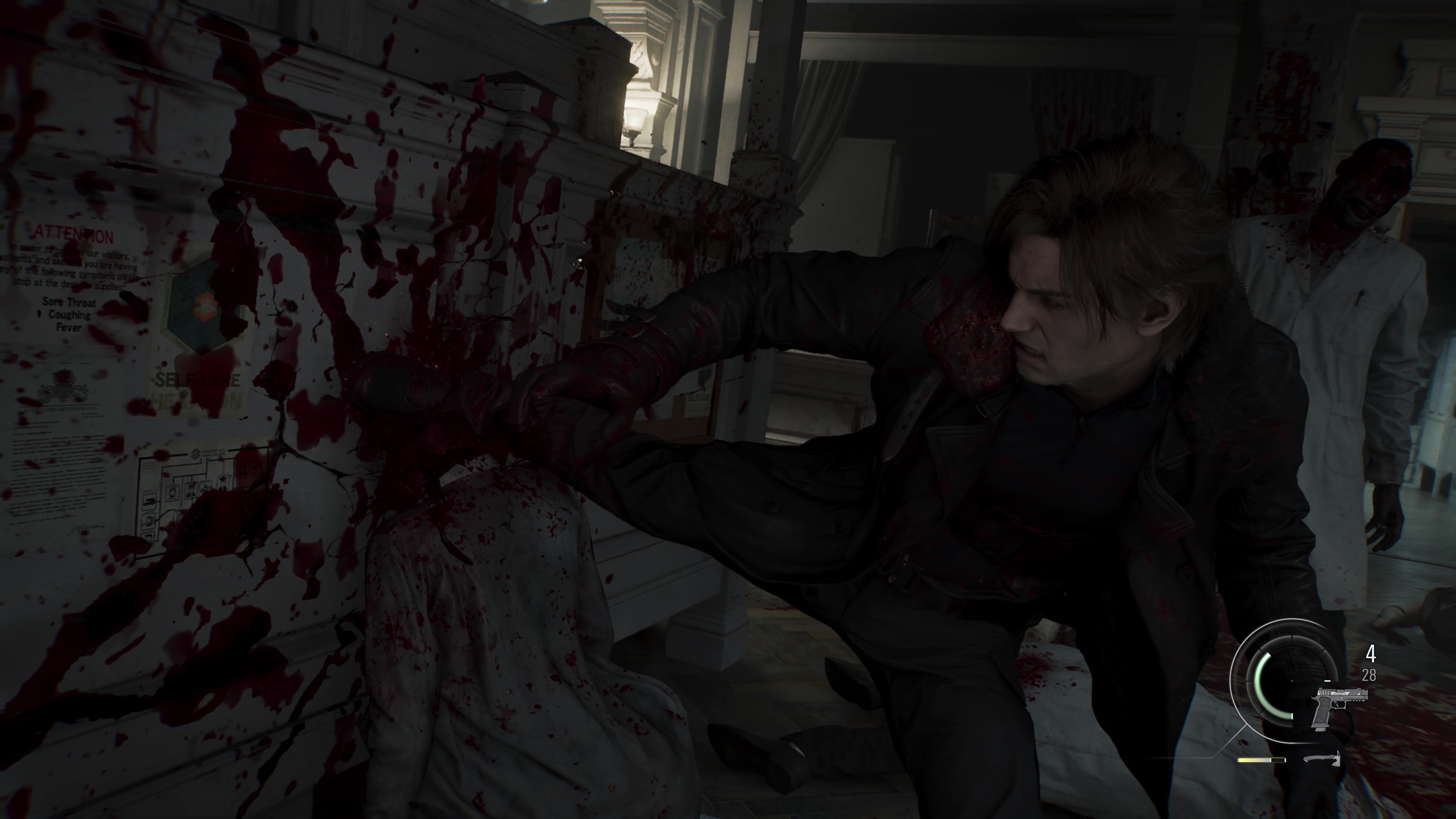 バイオハザード ショーケースの映像でも結構バイオレンスな演出もあったが、国内のCERO Z版であった