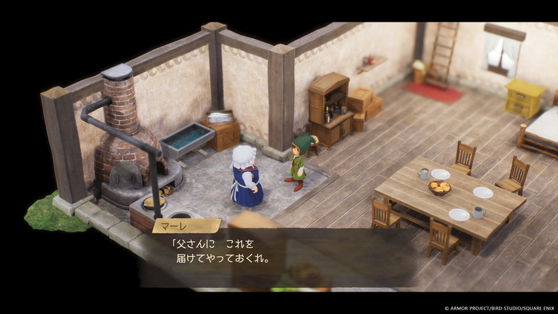 ゲームがスタートしたら、まずはお母さんの頼みを聞こう。お手伝いが終わったら幼馴染のマリベルといっしょに、グランエスタード城をめざしフィールドへ！