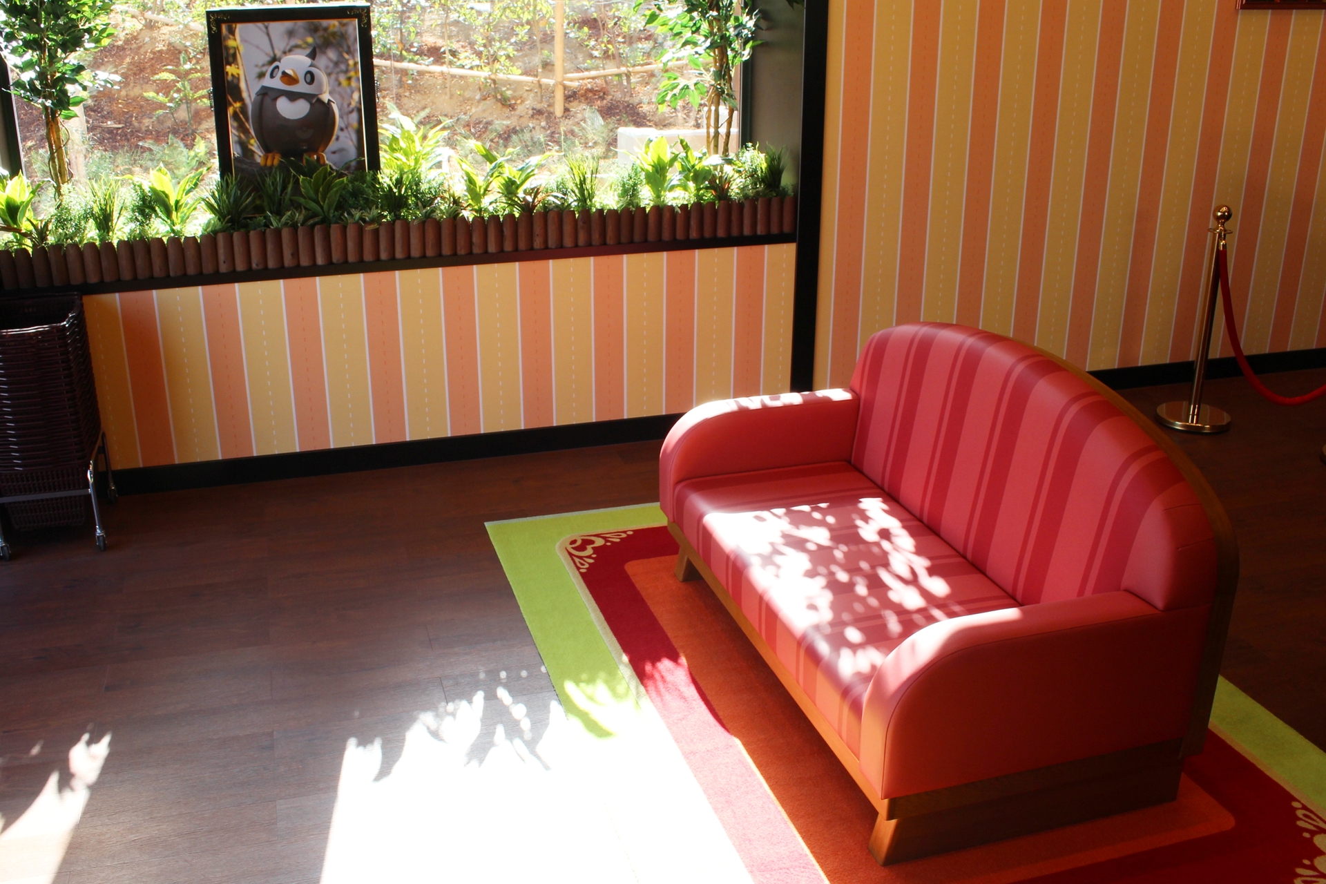 店内の一角にはちょっとした休憩スペースも用意されている