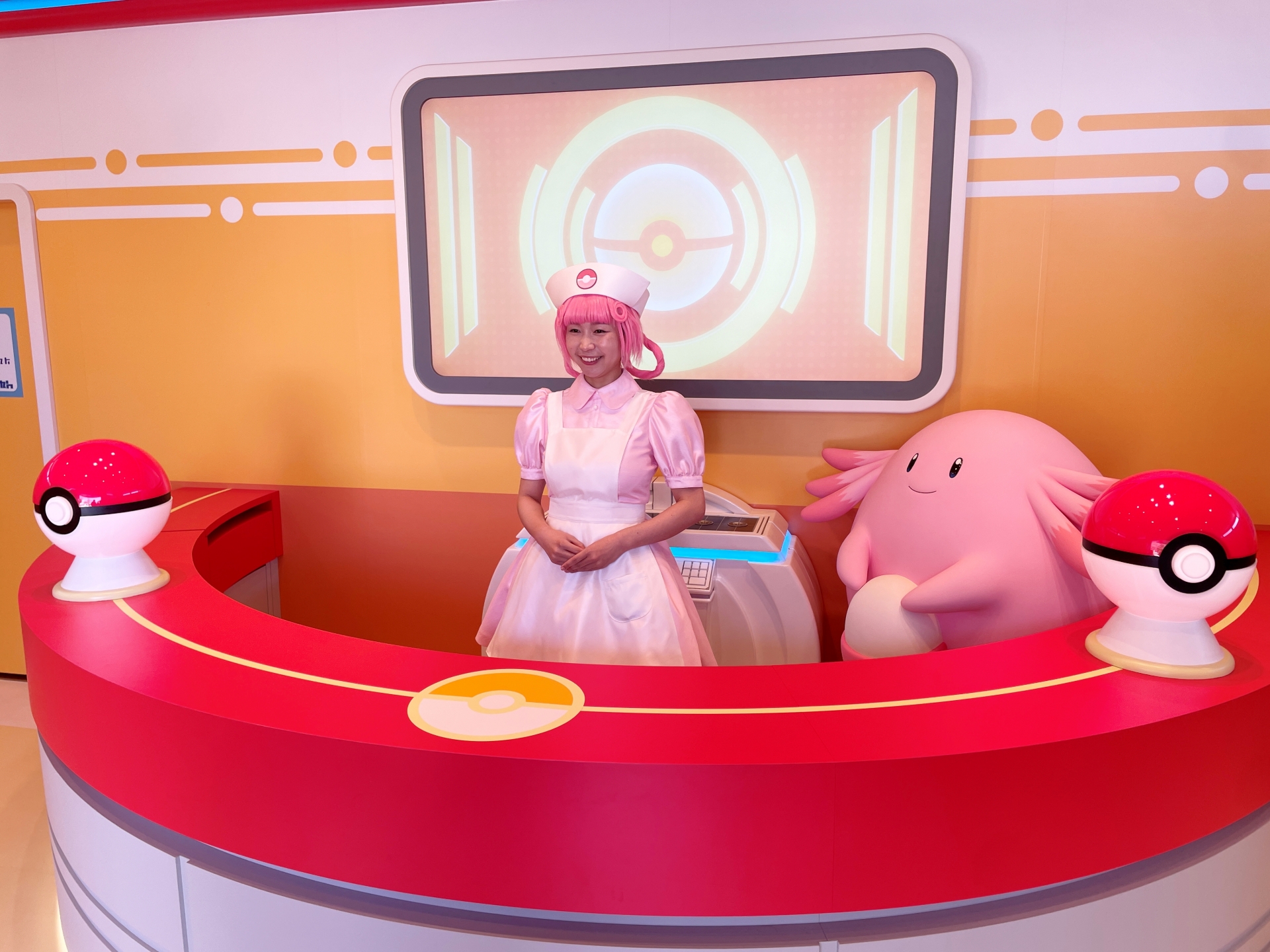 「ポケモンセンター」ではポケモンの回復体験が可能