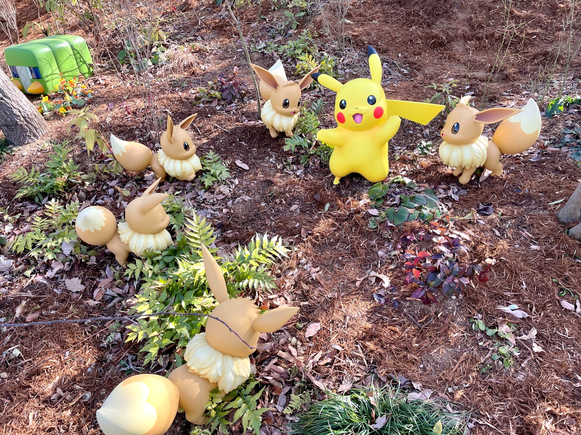 表情もポーズもポケモン1匹1匹がまったく異なる。思わずじっくり観察してしまう