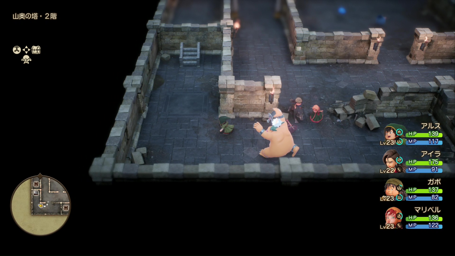 モンスターの近くでも、素早く走り抜けて逃げ切ればエンカウントせずに進むことが可能だ