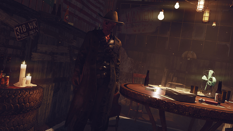 そして「Fallout」ドラマシリーズでお馴染みのザ・グールが「Fallout 76」に登場し、新しいタイプのミッション、賞金稼ぎを提案してくる。新たに実装された血なまぐさいレイダー仕様のオブジェクトも注目だ