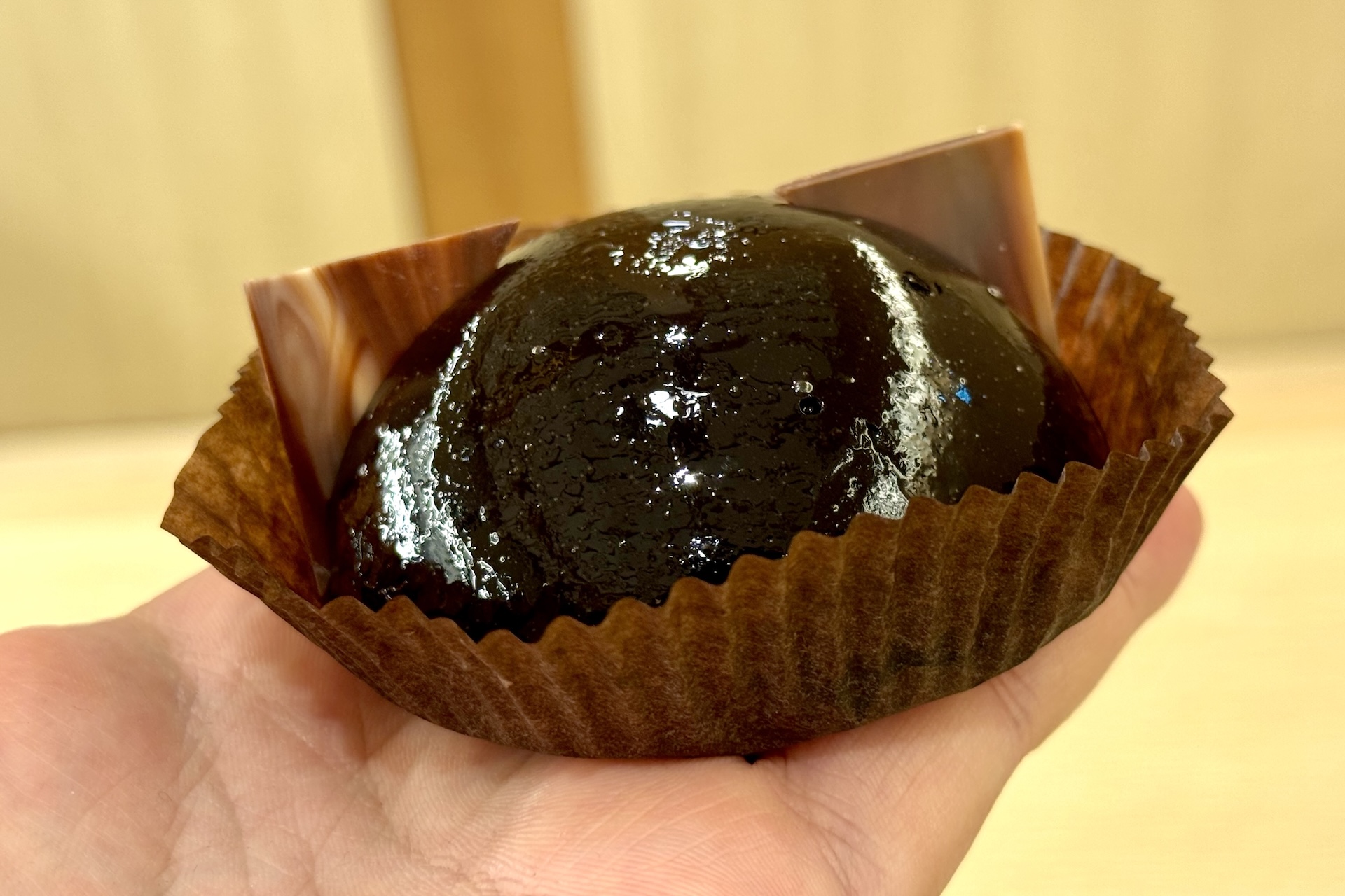 チョコレートのチップが耳をイメージしている