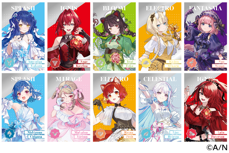 【にじさんじ 8th Anniversary】ランダムメタルカード Cグループ