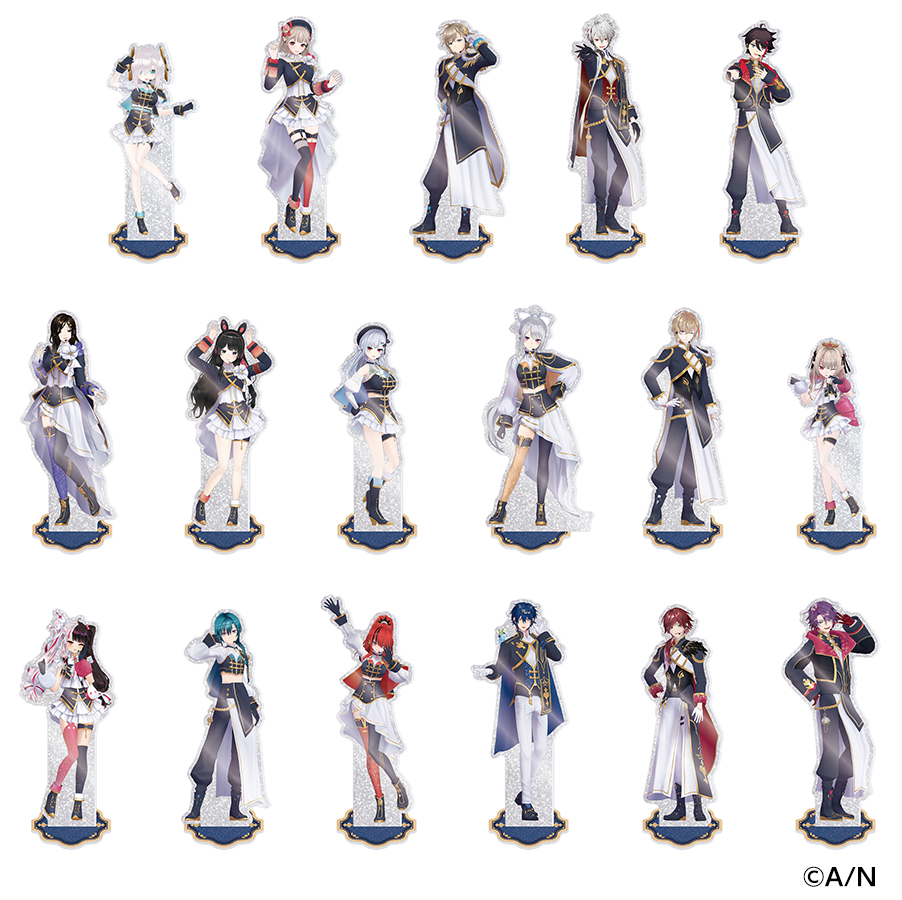 【共通衣装3Dグッズ vol.3】ラメアクリルスタンド