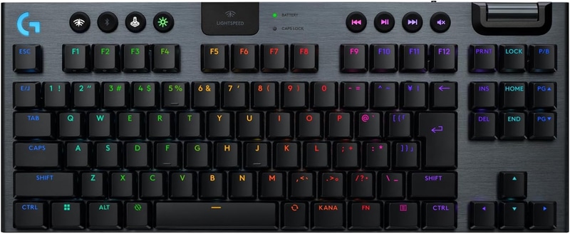 「G915 X LIGHTSPEED TKL」（G915WLX-TKL-LNBK）