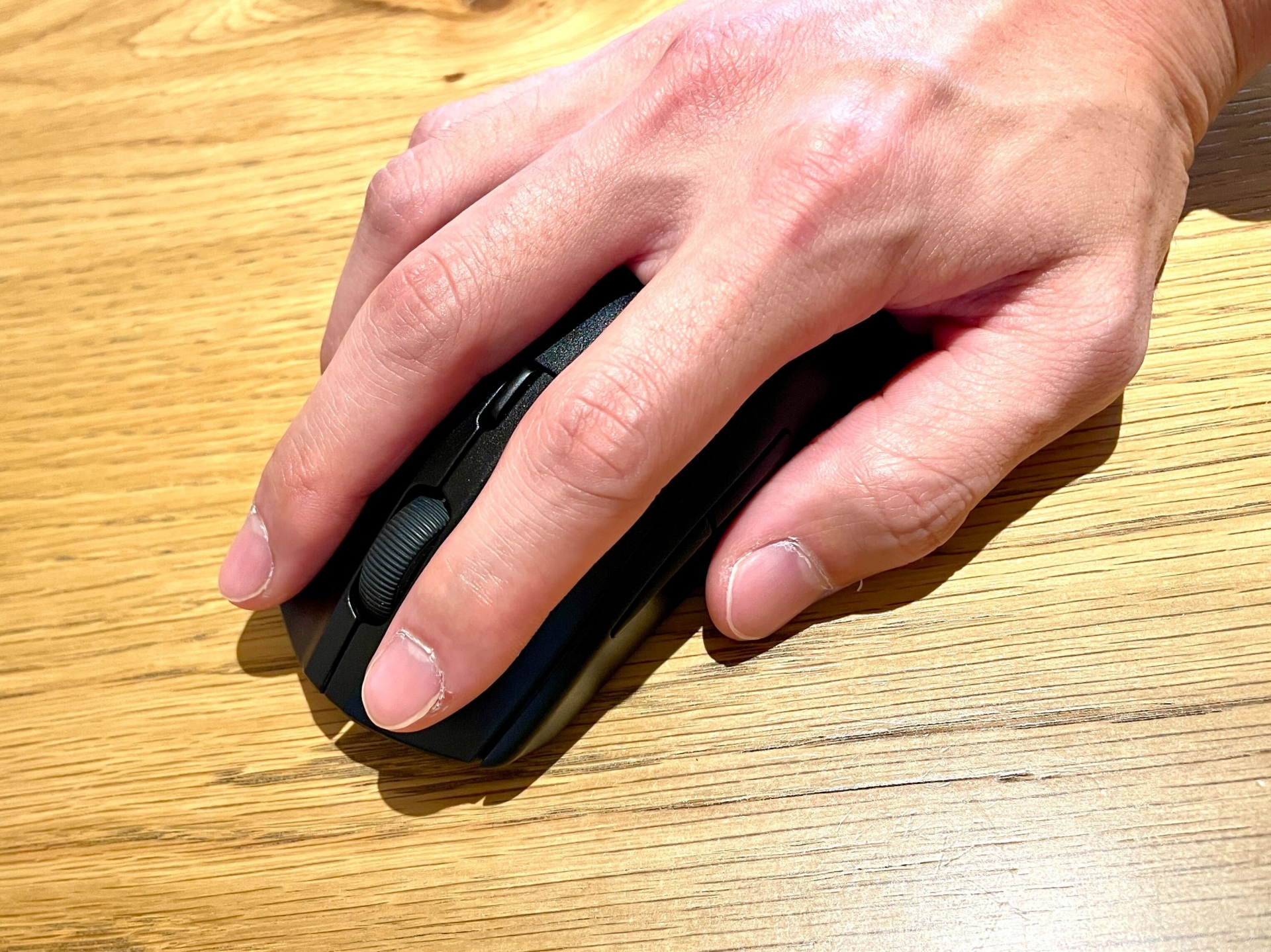 かぶせ持ちのイメージ